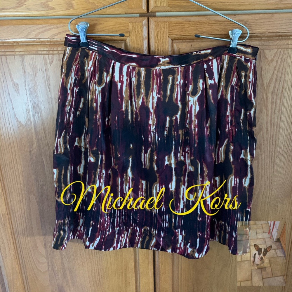 Michael Kors multi color skirt size 14